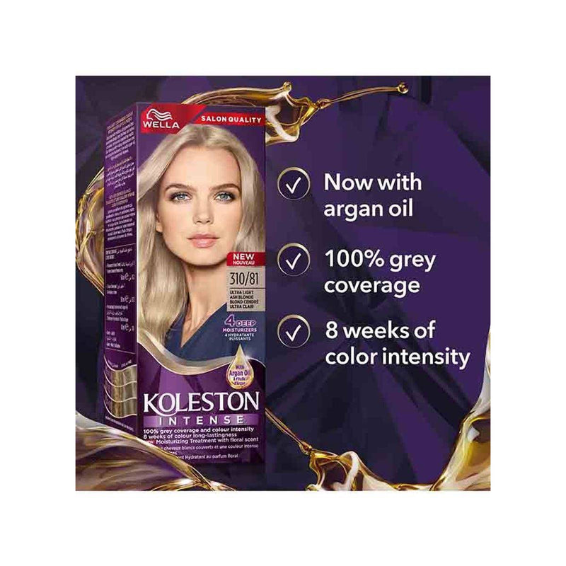 Wella Koleston Intense Hair Color 310/81 Ultra Light Ash Blonde