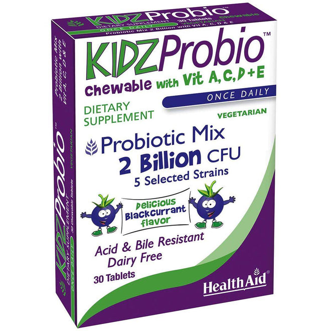 HealthAid Kidz Probio 30 Chewable Tablets