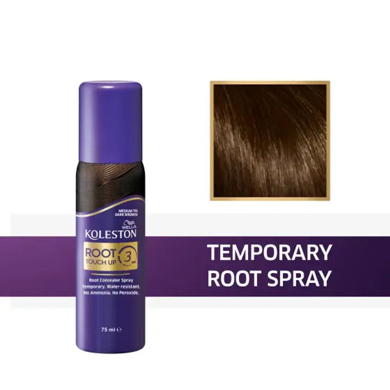 Wella Koleston Root Touch Up Spray Med Brown To Dark