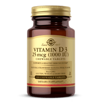 Solgar Vitamin D3 1000 IU 100 Chewable Tablets