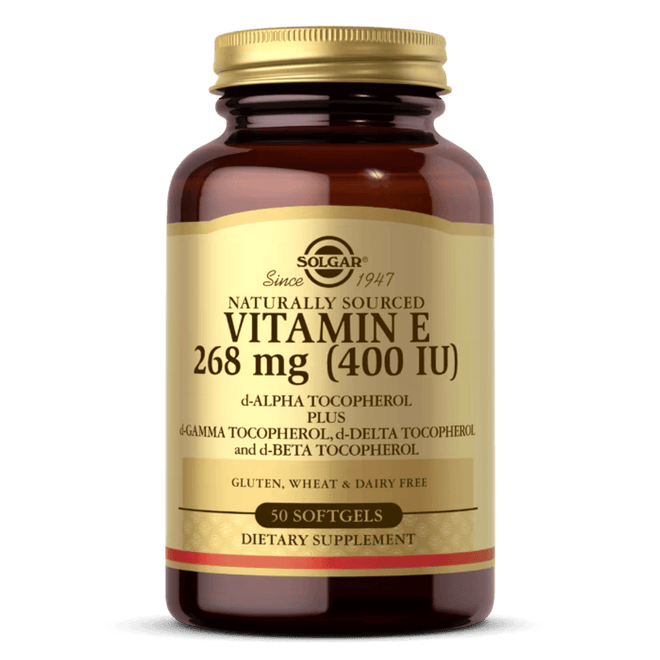 Solgar Vitamin E 400 IU Mixed 50 Softgels