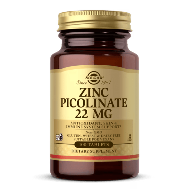 Solgar Zinc Picolinate 100 Tablets