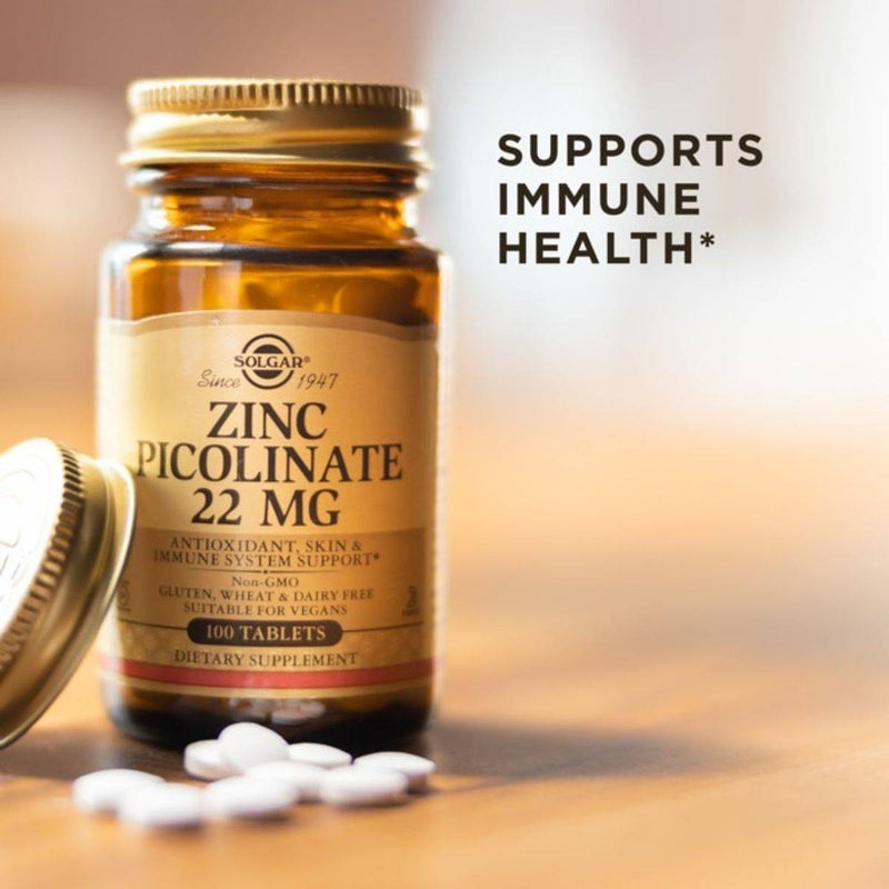 Solgar Zinc Picolinate 100 Tablets