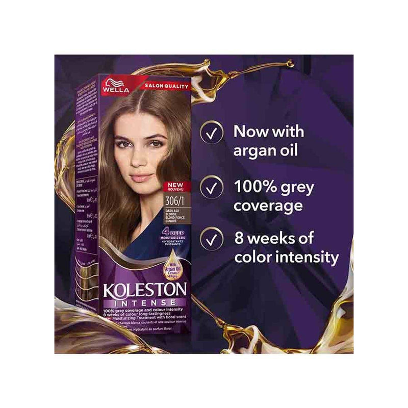 Wella Koleston Intense Hair Color 306/1 Dark Ash Blonde