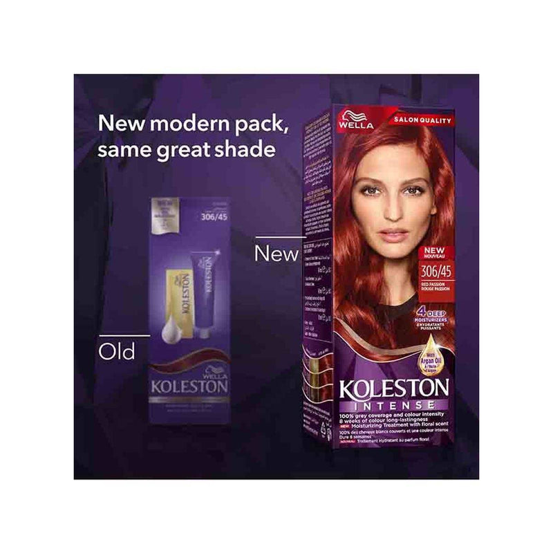Wella Koleston Intense Hair Color 306/45 Red Passion