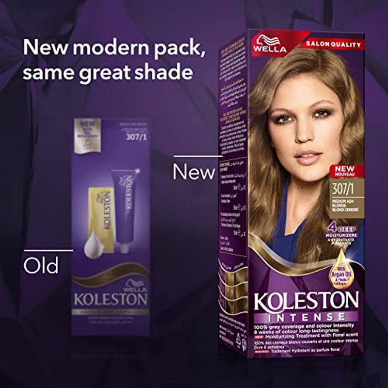 Wella Koleston Intense Hair Color 307/1 Medium Ash Blonde
