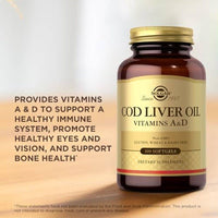 Solgar Norwegian Cod Liver Oil 100 Softgels