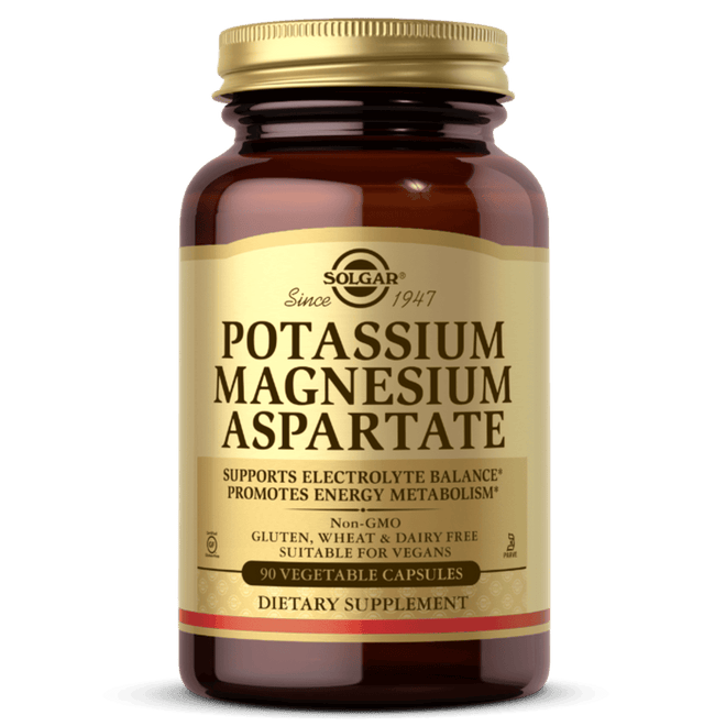 Solgar Potassium Magnesium Aspartate 90 VegeCapsules