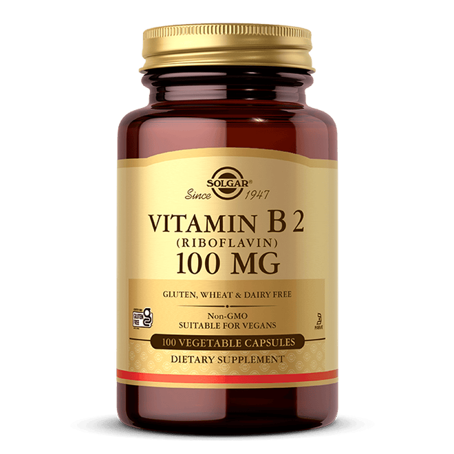 Solgar Vitamin B2 100mg Riboflavin 100 Capsules