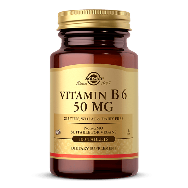 Solgar Vitamin B6 50mg 100 Tablets