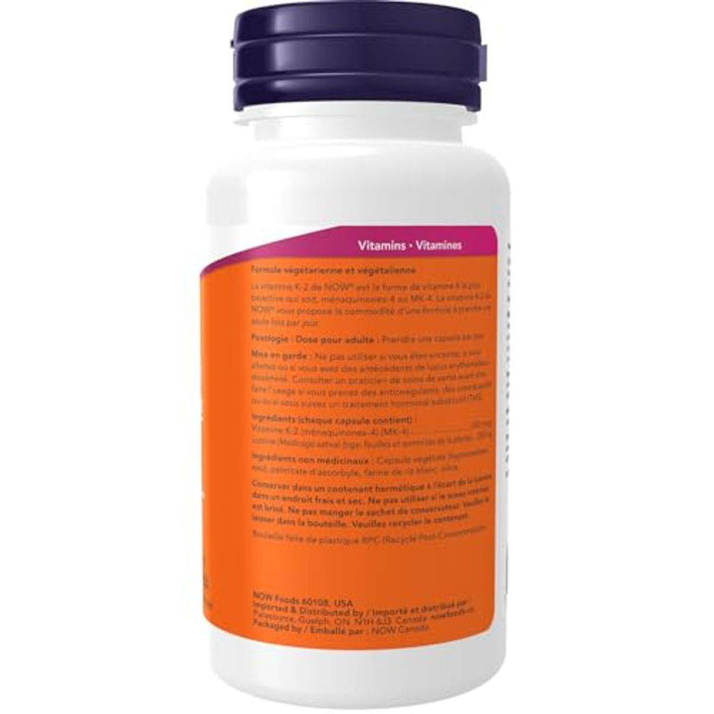 Now Vitamin K2 100mcg 100 VegeCapsules