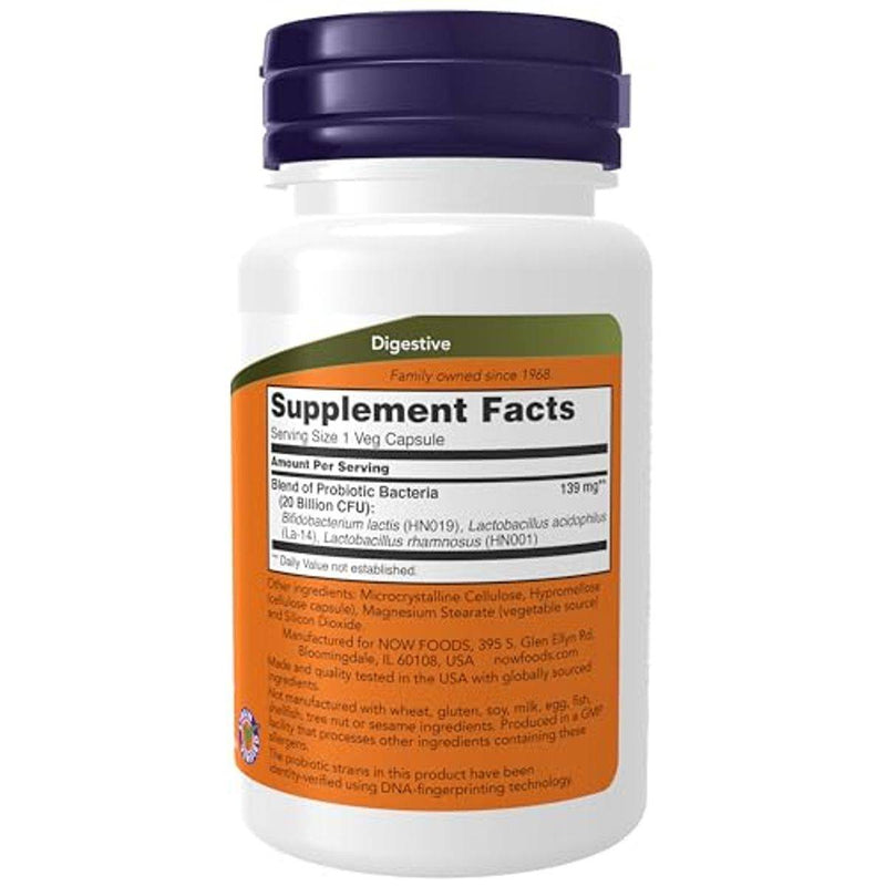 Now Womens Probiotic 20 Billion 50 VegeCapsules