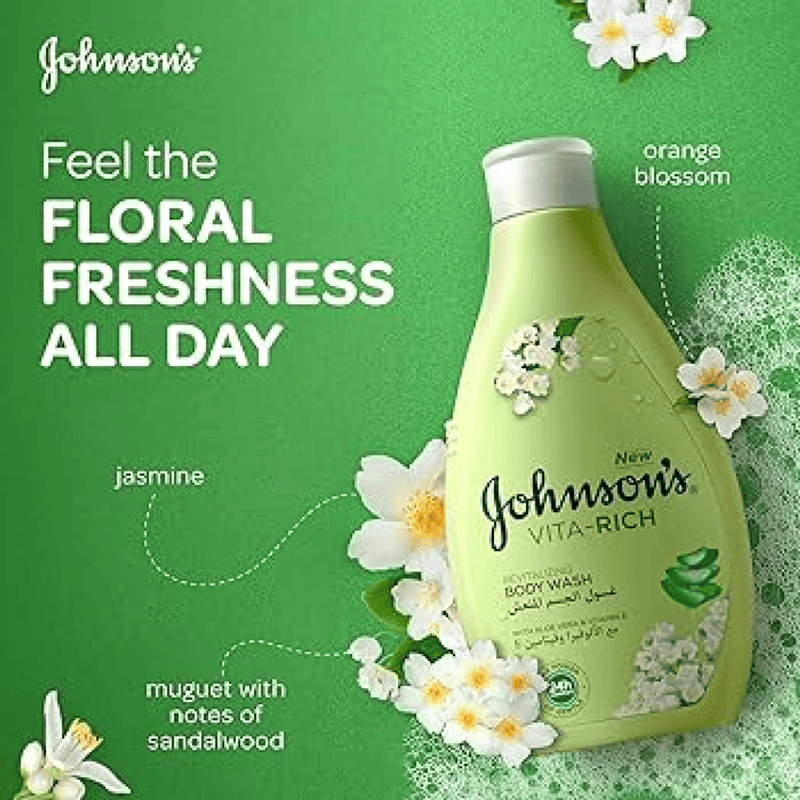 Johnsons Vita Rich Body Wash Revitalizing 250 ml