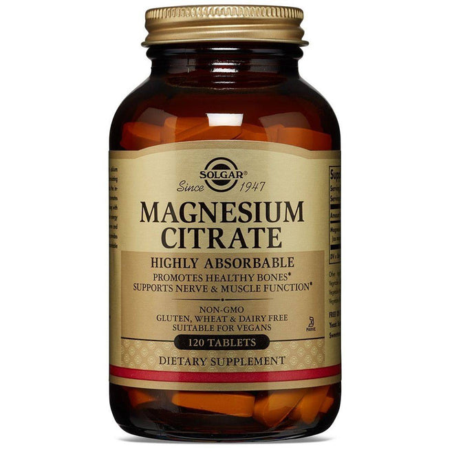Solgar Magnesium Citrate 120 Tablets