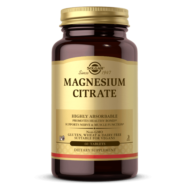 Solgar Magnesium Citrate 60 Tablets