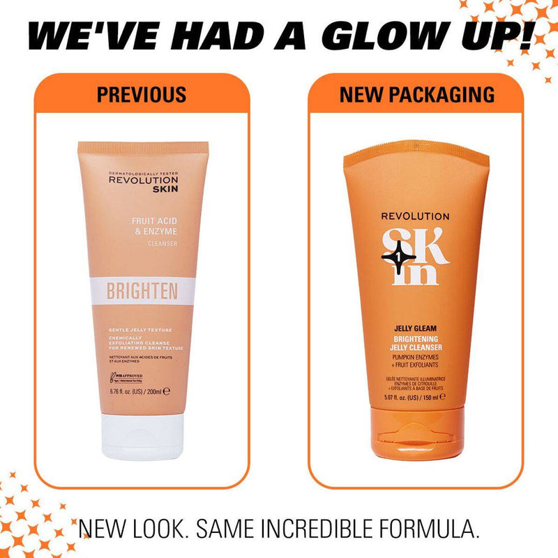 Revolution Skincare Jelly Gleam Brightening Cleanser 150ml