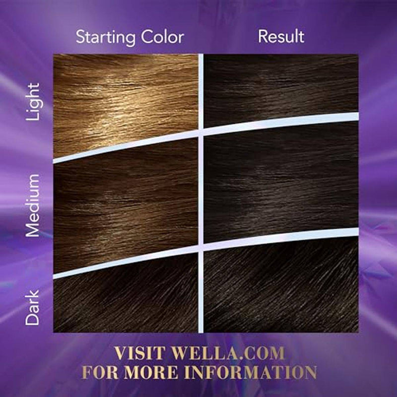Wella Koleston Infinite Glow Ash Hair Color 4/1 Enigmatic Medium Ash Brown