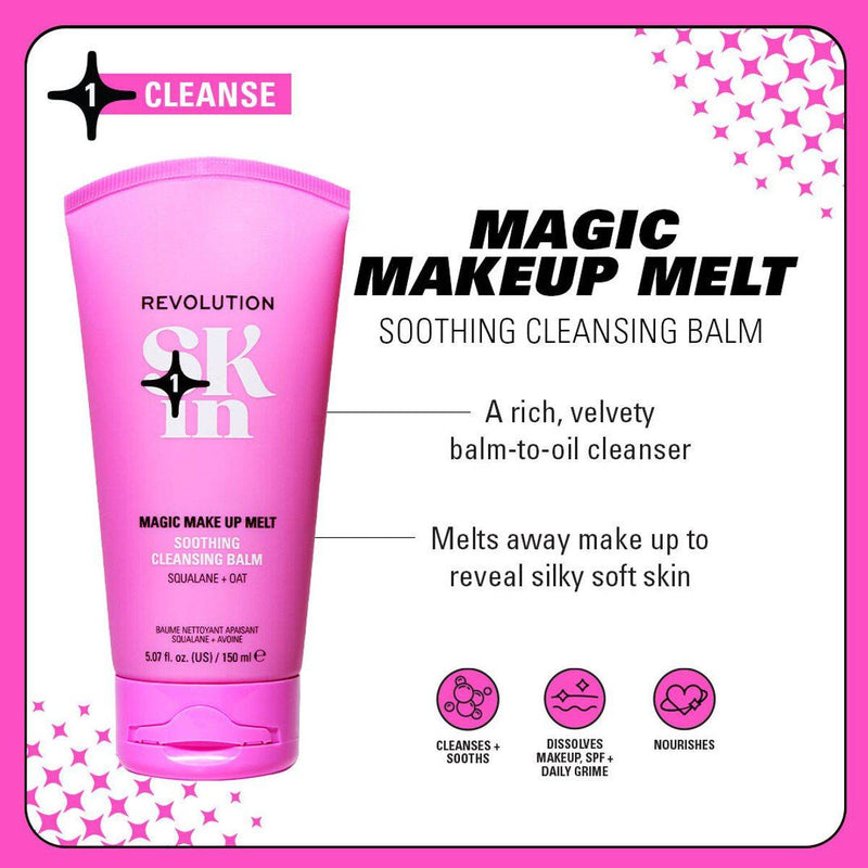 Revolution Skincare Magic Makeup Melt Soothing Cleansing Balm 150ml