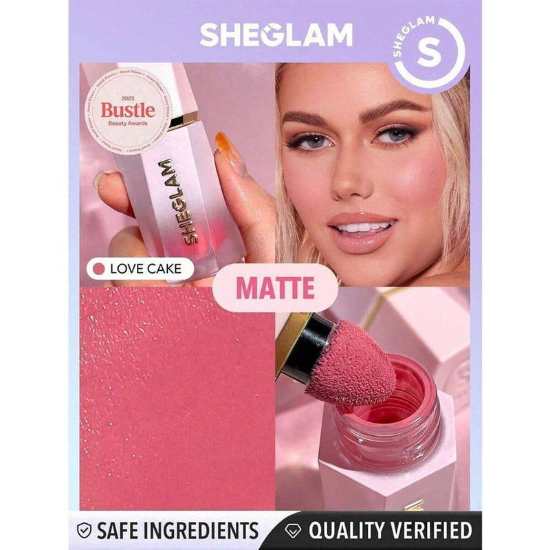 Sheglam Color Bloom Matte Liquid Blush Love Cake 5.2ml