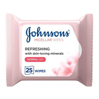 Johnsons Cleansing Face Micellar Wipes Normal Skin 25 Pieces