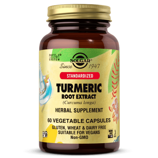 Solgar Full Potency Turmeric Root Extract 60 VegeCapsules