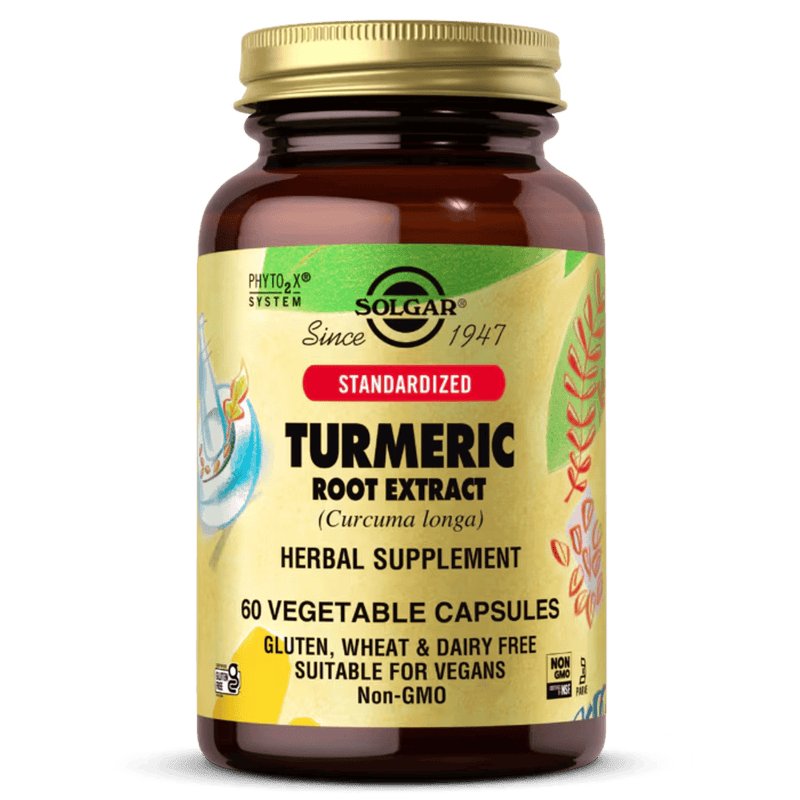 Solgar Full Potency Turmeric Root Extract 60 VegeCapsules