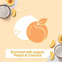 Johnsons Vita Rich Body Lotion Indulging Yogurt Peach & Coconut 400ml