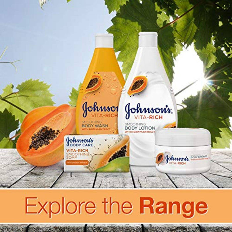 Johnsons Vita Rich Body Lotion Smoothing Papaya 400ml