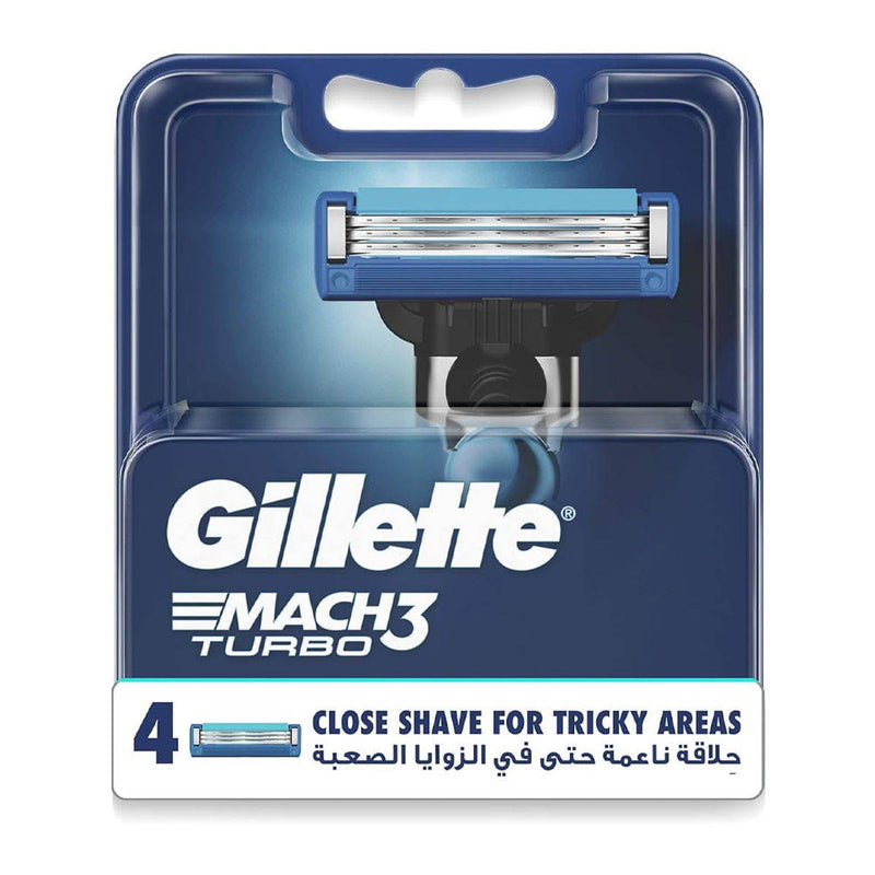 Gillette Blades Mach3 Turbo 4 Refills