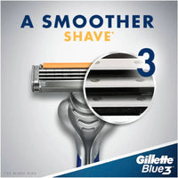 Gillette Razor Disposable Blue3 Comfort 9+3 Count