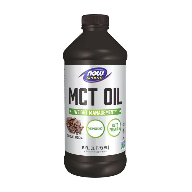 Now Sports MCT Oil Chocolate Mocha 473ml