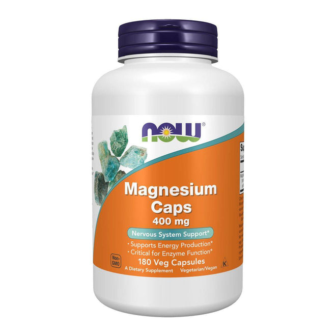 Now Magnesium 400mg 20'S VegeCapsules