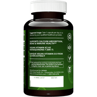 MRM Nutrition Vegan Vitamin D3 & K2 60 VegeCapsules