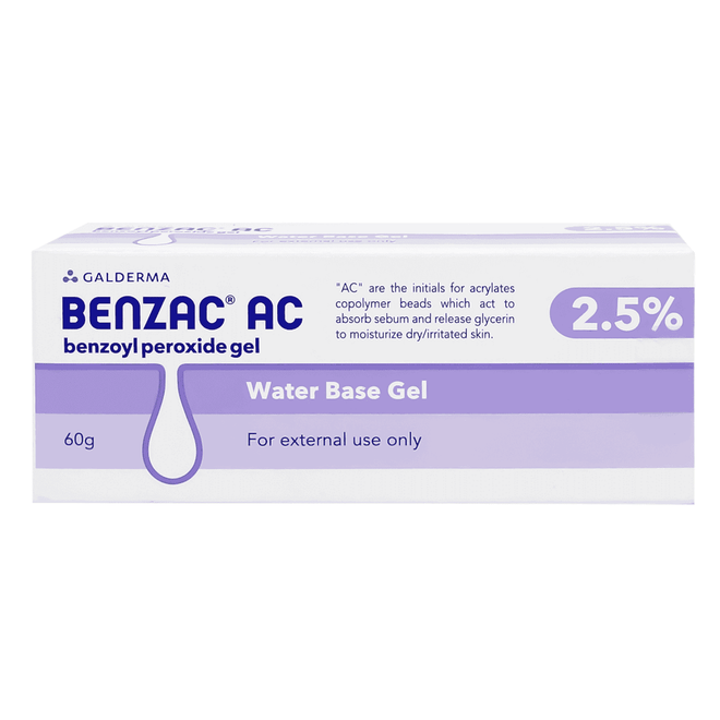 Benzac AC 2.5% Gel 60g