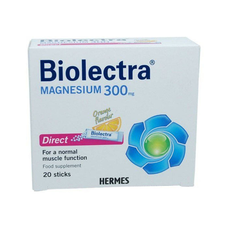 Biolectra Magnesium 300mg Direct 20 Sticks