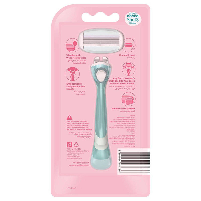 Dorco Razor Shai 3 Creamy Women