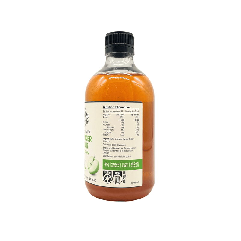 Barnes Naturals Organic Apple Cider Vinegar With The Mother 500ml