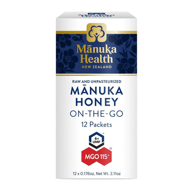 Manuka Health Manuka Honey MGO115+ UMF On The Go 12 Sachets
