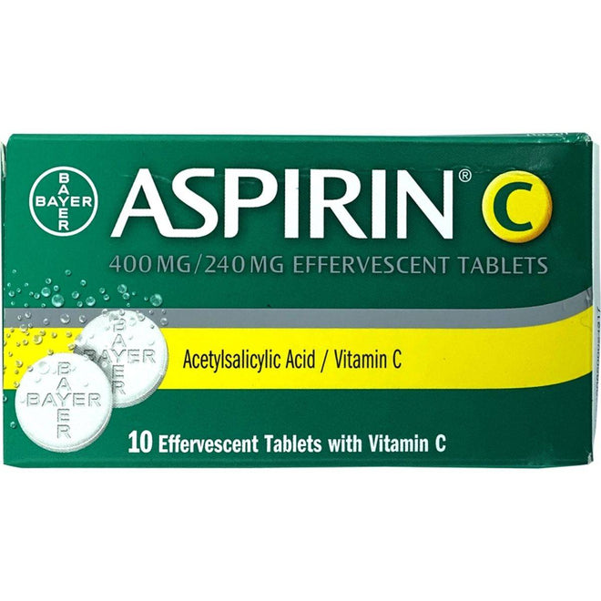 Aspirin C 10 Effervescent Tablets
