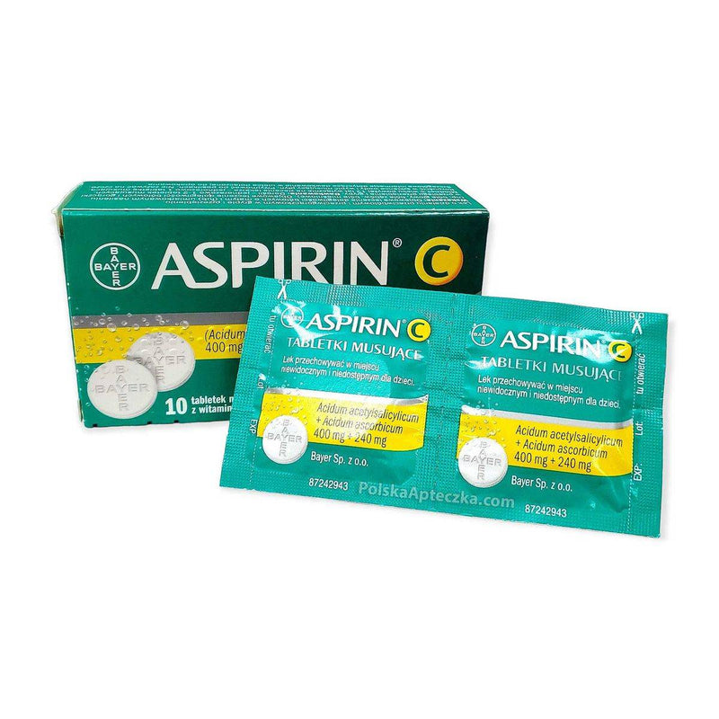 Aspirin C 10 Effervescent Tablets