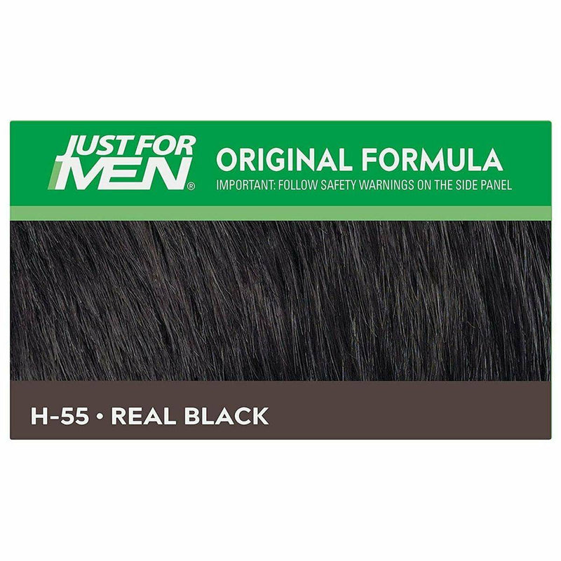 Just For Men Shampoo In Hair Color H55 Real Black