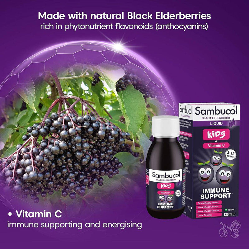 Sambucol Kids + Vitamin C Liquid 120ml