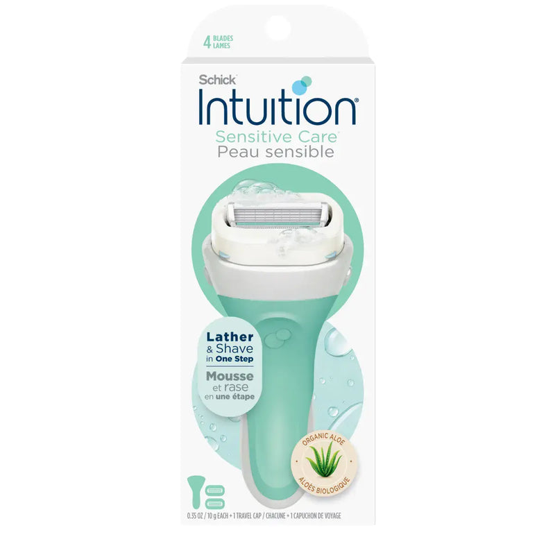 Schick Womens Intuition Sensitive Care Kit 2 Moisturizing Razor Blade