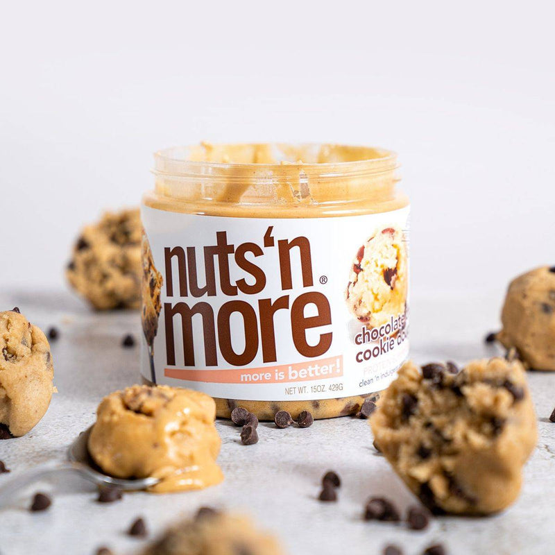 Nuts 'N More Protein Peanut Butter Spread Chocolate Chip Cookie Dough 429g