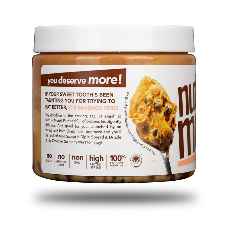 Nuts 'N More Protein Peanut Butter Spread Chocolate Chip Cookie Dough 429g