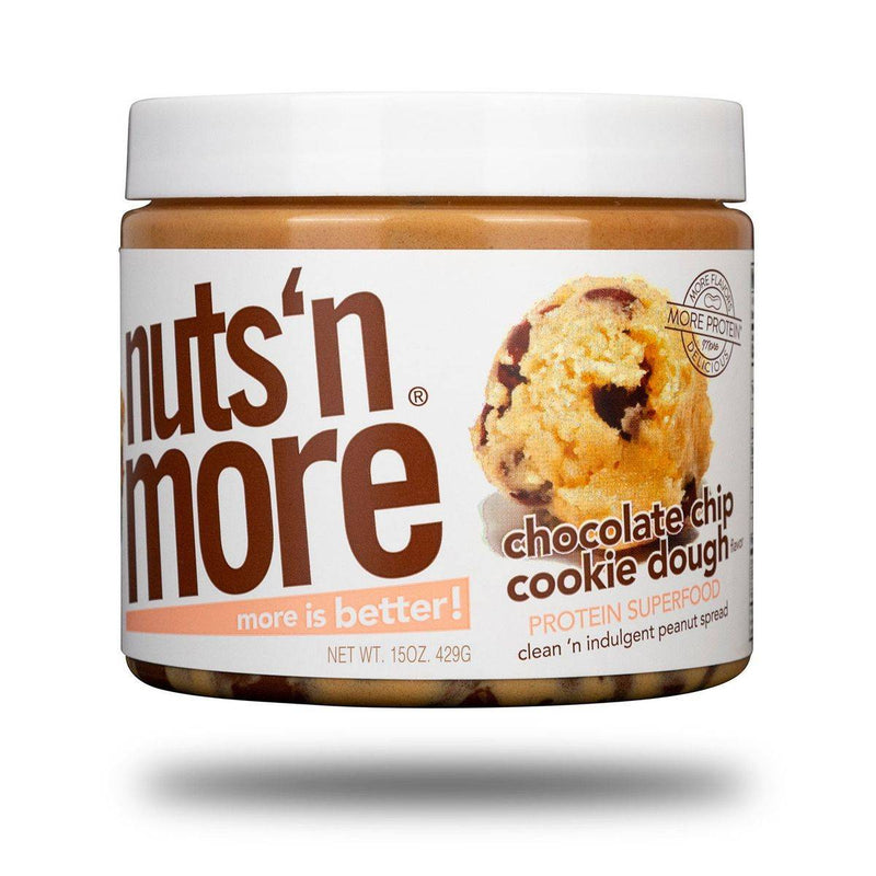 Nuts 'N More Protein Peanut Butter Spread Chocolate Chip Cookie Dough 429g