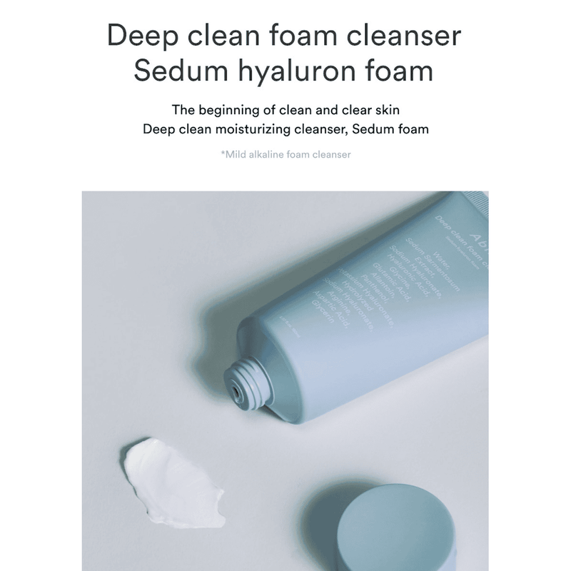 Abib Sedum Hyaluron Deep Clean Foam Cleanser 150ml