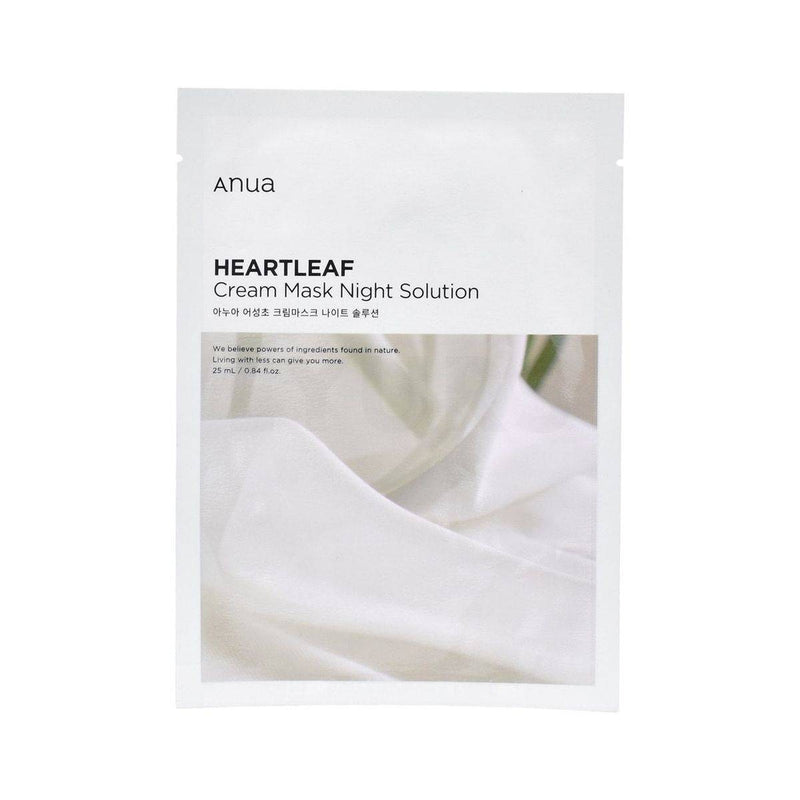 Anua Face Mask Heartleaf Cream Night Solution 25ml