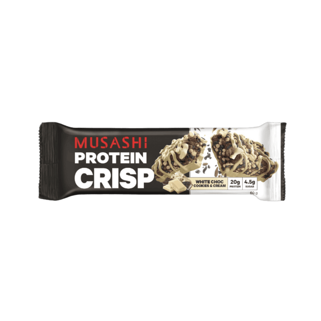 Musashi Protein Crisp White Cookies & Cream 60g