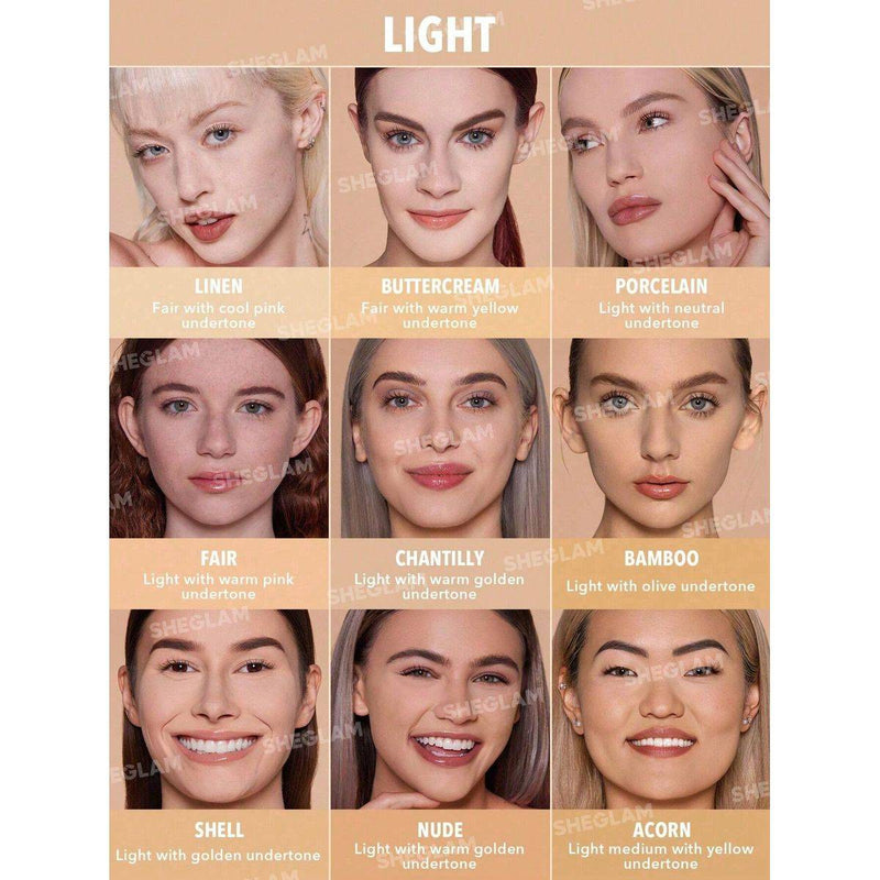 Sheglam Skin Focus High Coverage Powder Foundation Nude 11g
